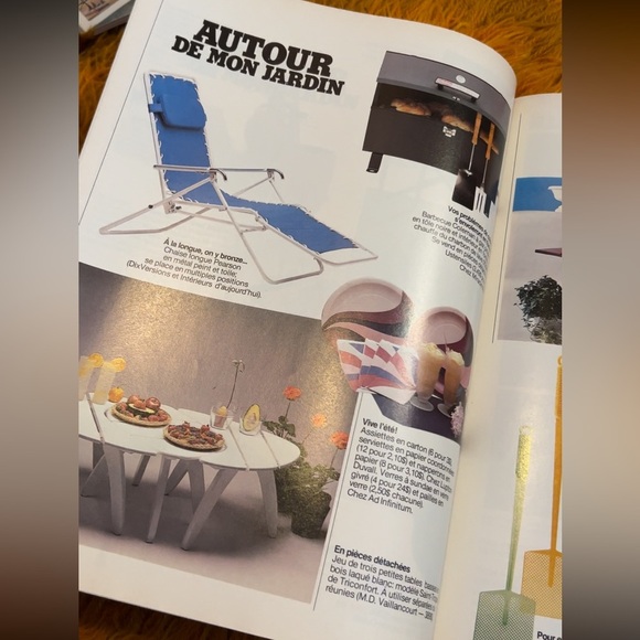 1981 Vintage DÉCORMAG Summer Interior Design/Home Decor Magazine - Picture 5 of 7